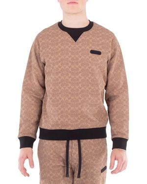 COACH Essential Crewneck Sweatshirt - Brown