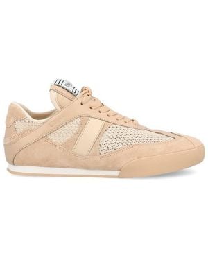 Chloé Kick Mesh Low-Top Trainers, Brand Size 35 Us - Natural