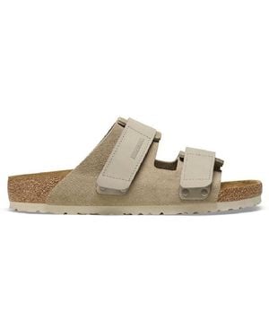 Birkenstock Uji Nubuck Suede Sandals, Brand Size 40 (Us - Natural