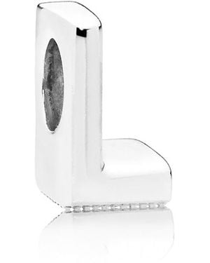PANDORA Letter L Charm - White