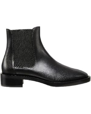 Stuart Weitzman Sondra Sleek Chelsea Boot - Black