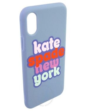 Kate Spade Ladies Iphone X/Xs Soft Touch Ksny Case - Blue