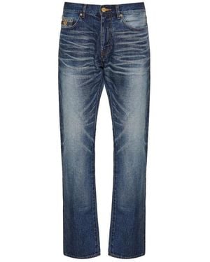 Versace Regular-Fit Denim Jeans, Waist - Blue