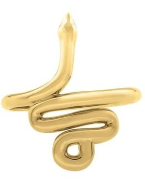 Tresorra 14K Snake Ring - Metallic