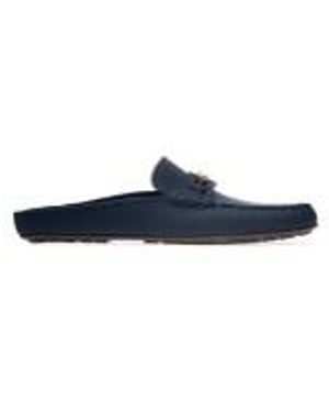 Bally Vincel Leather Driving Shoes, Brand Size 11 Us - Blue