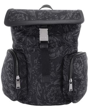 Versace Barocco Backpack - Black