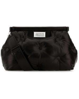 Maison Margiela Nappa Leather Medium Glam Slam Classique Crossbody Bag - Black