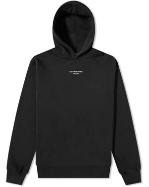 Drole de Monsieur Not From Paris Madame Classic Hoodie - Black