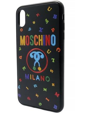 Moschino Letter Logo Iphone X Case - Black