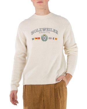 Holzweiler Cohen Regatta Boucle Crewneck Jumper - Grey