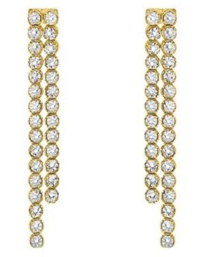 Tresorra 14K & Diamon'Oro Cascade Earrings - Metallic