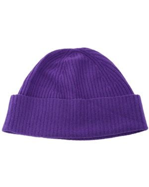 Kujten Lilou Mixed Cashmere Beanie - Purple