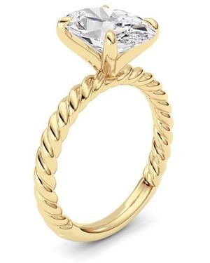 Mure And Co 3Cttw Oval Lab Grown Diamond (F/Vs Ring - Metallic