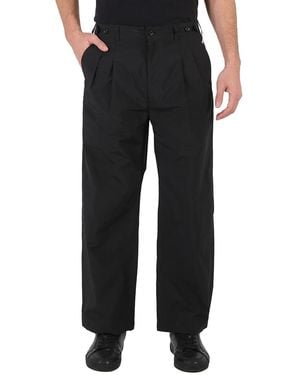 Children of the discordance Embroidered Wide-Leg Trousers, Brand Size 2 - Black