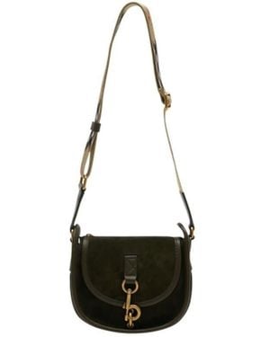 Burberry Mini Messenger Crossbody Bag - Black
