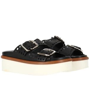 Tod's Ladies Sandals, Brand Size 35.5 Us - Black