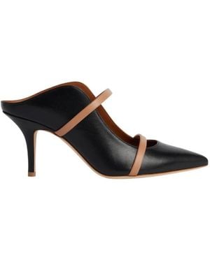 Malone Souliers Maureen 70 Leather Mules, Brand Size 36 Us - Black