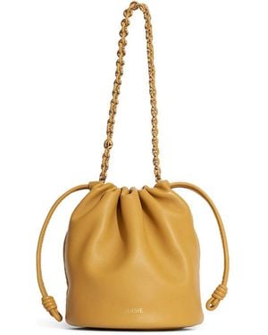 Loewe Flamenco Purse Bucket Bag - Metallic