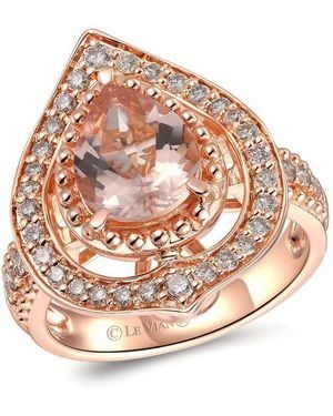 Le Vian Ladies Peach Morganite Rings Set - Pink