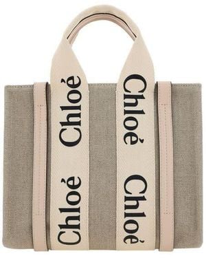 Chloé Chlo Woody Tote Bag - Metallic