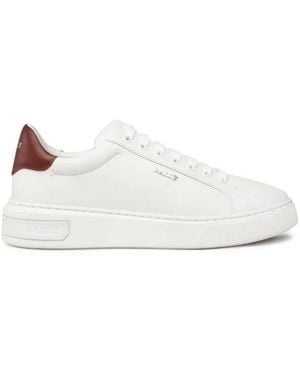 Bally Miky Leather Low-Top Trainers, Brand Size 6 Us - White