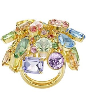 Swarovski Gema-Tone Plated Crystal Ring - Metallic