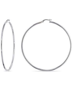 Amour 65 Mm Hoop Earrings - Metallic