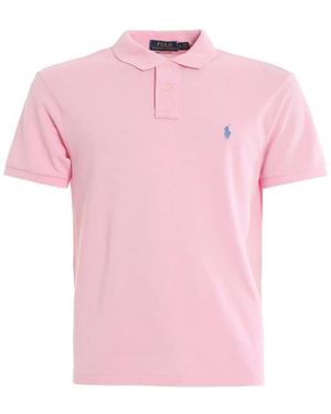 Polo Ralph Lauren Antique Pique Cotton Polo Shirt - Pink
