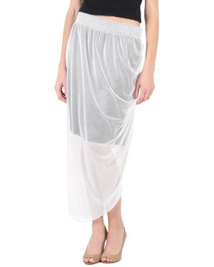Wolford Ladies Soft Stretchy Lace Hailey Skirt - White