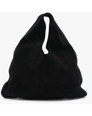 The Row Leather Bidle Small Shoulder Bag - Black