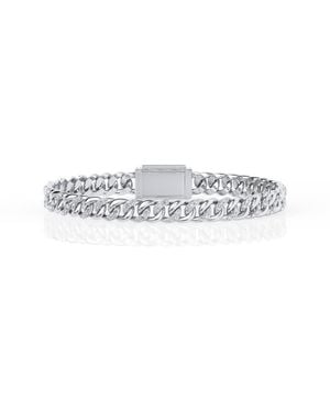 Brilliant Diamond 3 Ctw Round Lab Grown Diamond Cuban Link Bracelet For - White