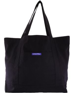 A_COLD_WALL* Unit Cotton Twill Tote Bag - Black