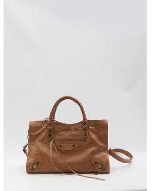 Balenciaga Le City Medium Bag - Brown