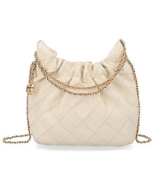 Tory Burch Mini Fleming Bag - Natural