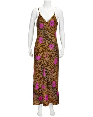 Essentiel Antwerp Essentiel Ladies Shelly Leopard Print Dress, Brand Size 34 (Us - Red