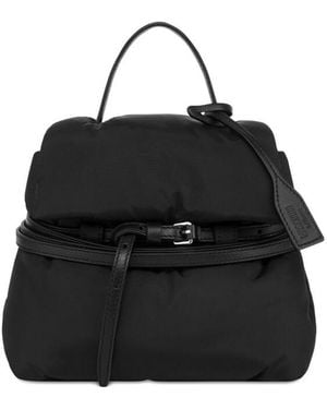 Moschino Tie Me Nylon Backpack - Black