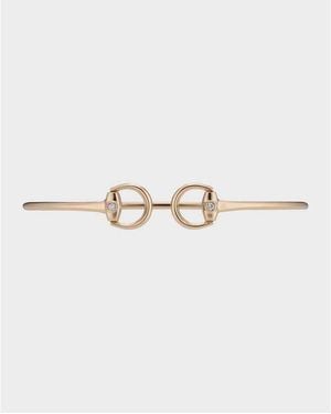 Gucci Horsebit Bangle Bracelet - White