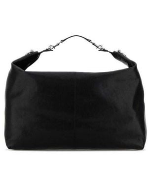 Gucci Leather Shopping Bag Blackvrv Borse A Mano