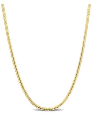 Amour 2Mm Herringbone Chain Necklace - Metallic
