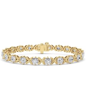 Mure And Co 7Ctw Round Lab Grown Diamond (F/Vs Bracelet - Metallic