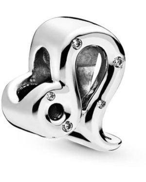 PANDORA Ladies Sparkling Leo Zodiac Charm - White