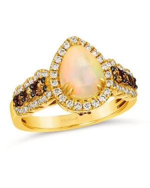 Le Vian Ladies Neopolitan Opal Rings Set - Metallic
