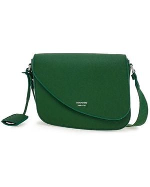 Ferragamo Front Flap Crossbody Bag - Green