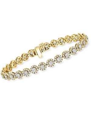 Brilliant Diamond 5 Carat Lab Grown Diamond Tennis Bracelet - Metallic