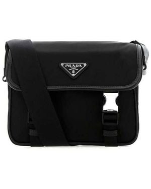 Prada Re-Nylon Crossbody Bag - Black
