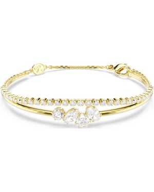 Swarovski Mesmera Bracelet, Mixed Cuts, 18K Finish - Metallic
