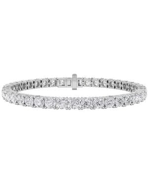 Mure And Co 14Ctw Round Shaped Lab Grown Diamond (F/Vs) Bracelet - White