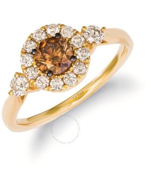 Le Vian Ladies Chocolate Solitaire Rings Set - Metallic