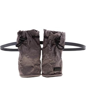 Ferragamo Double-Bottle Belt Bag - Grey