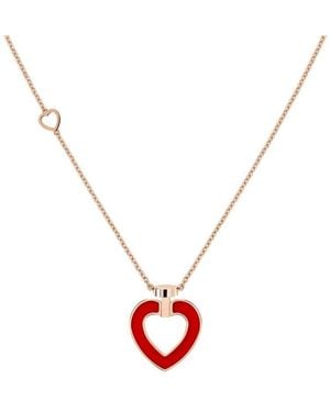 Fred Pretty Medium Model Heart Pendat Necklace - Metallic